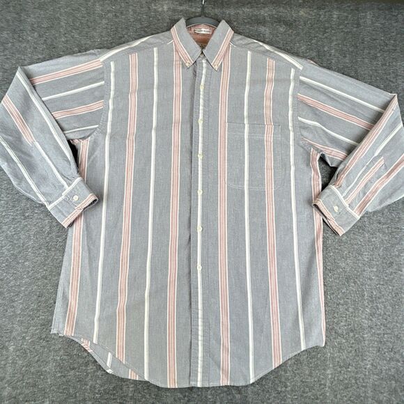 Arrow River Brand Other - VTG Arrow River Brand Shirt Mens Sz M Oxford Fancy Ink Long Sleeve 100% Cotton